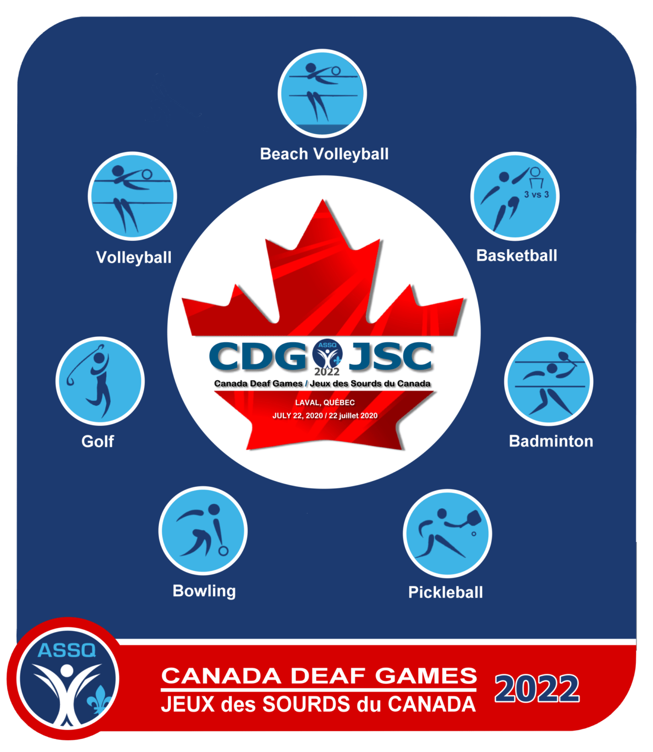 2022 Canada Deaf Games CDSA